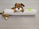 Валик-игрушка Коричневая Собака, размер 52x10 см, фото 1